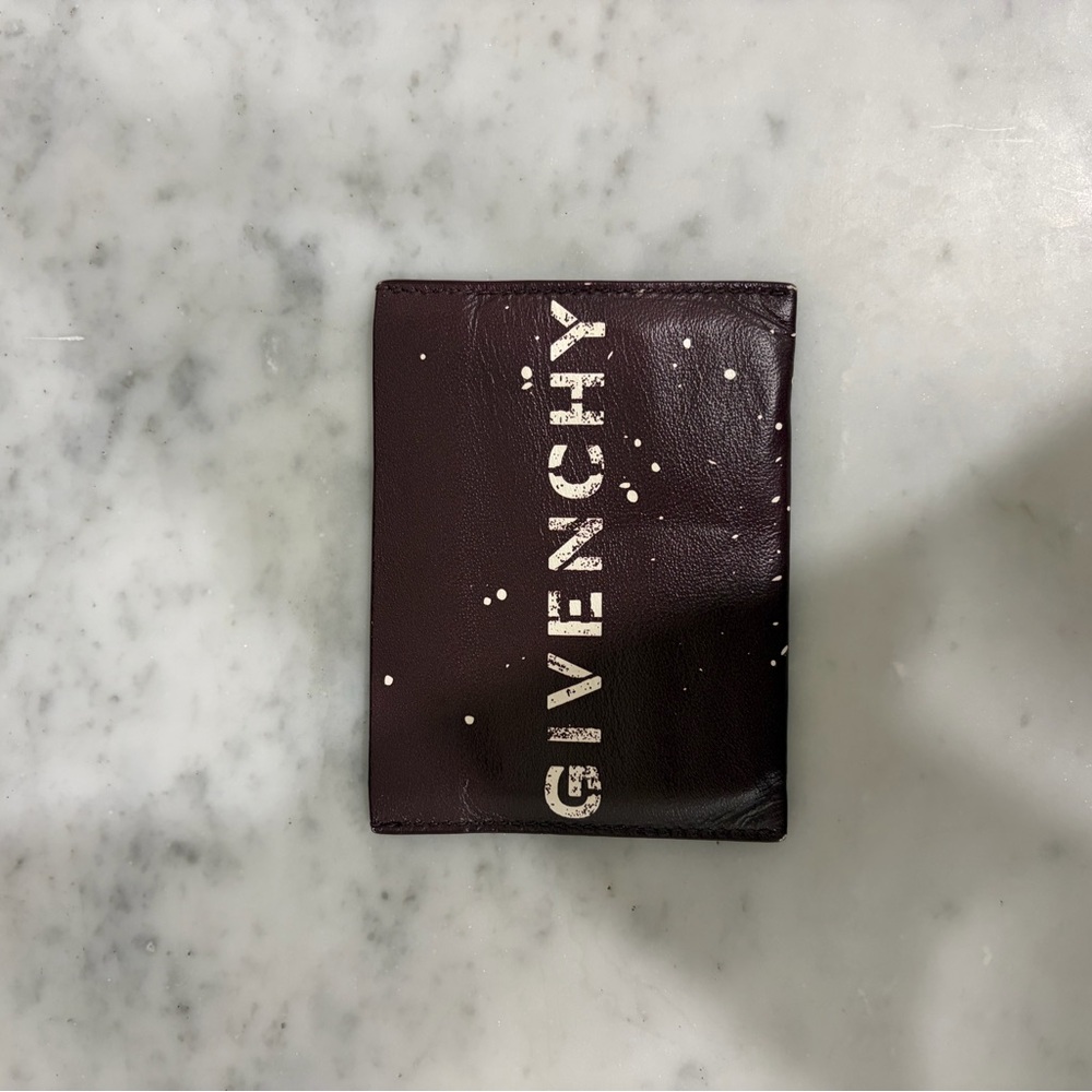 Givenchy Dark Brown Leather Card Holder